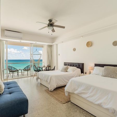 *Turquoise Escape- Beachfront Studio By Casa Paraiso* Κανκούν Εξωτερικό φωτογραφία