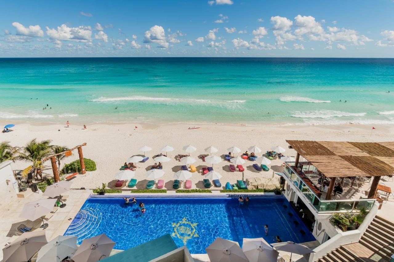 *Turquoise Escape- Beachfront Studio By Casa Paraiso* Κανκούν Εξωτερικό φωτογραφία