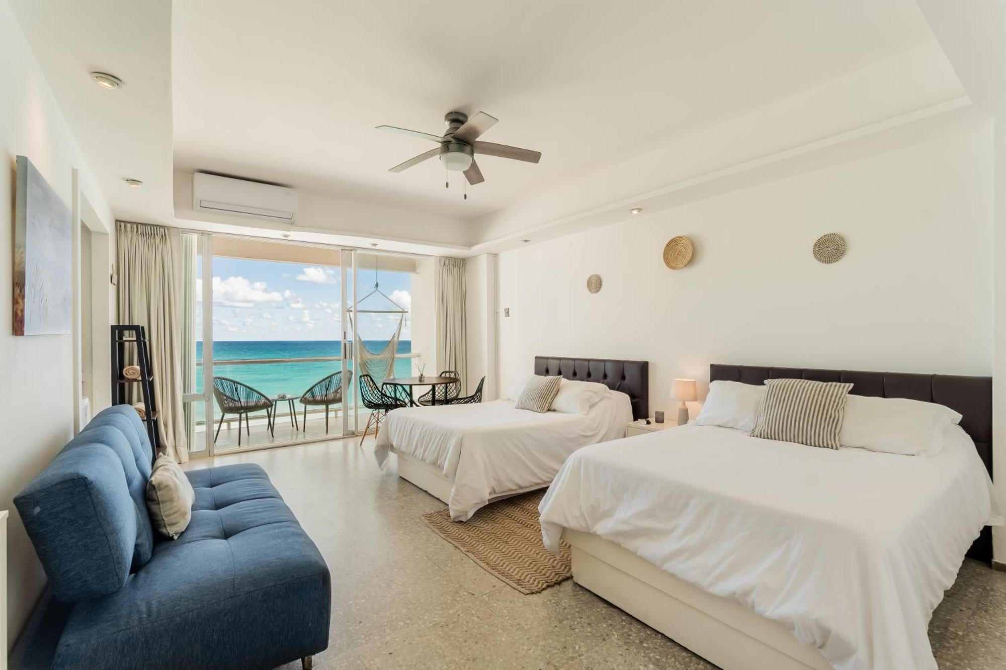 *Turquoise Escape- Beachfront Studio By Casa Paraiso* Κανκούν Εξωτερικό φωτογραφία