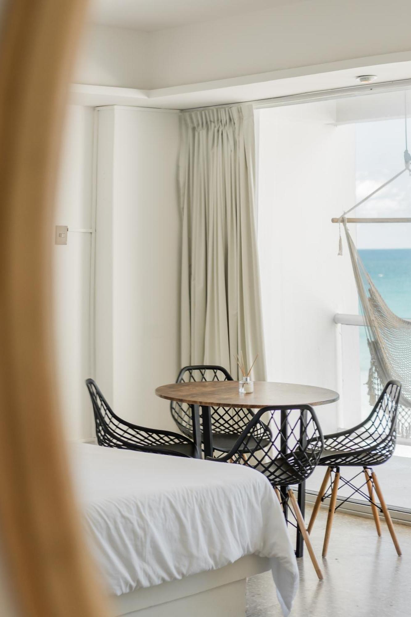 *Turquoise Escape- Beachfront Studio By Casa Paraiso* Κανκούν Εξωτερικό φωτογραφία